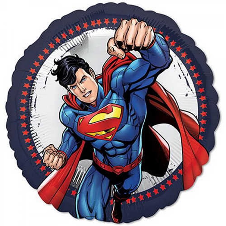 Superman  Full Round Diamond Painting 30*30CM