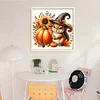Halloween Pumpkin Squirrel-14CT Counted Cross Stitch 40*40cm/15.75*15.75in