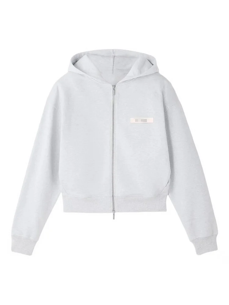 Light Luxury Brand 100% Cotton Hoodie,Men Women Zipper Sweatshirt