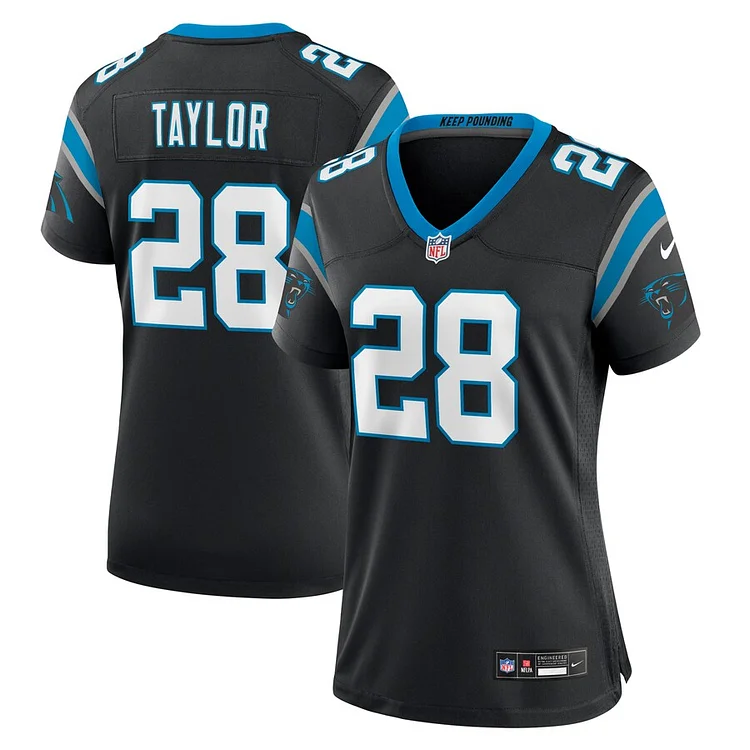 Keith Taylor Carolina Panthers Nike Women's Team Game Jersey - Black