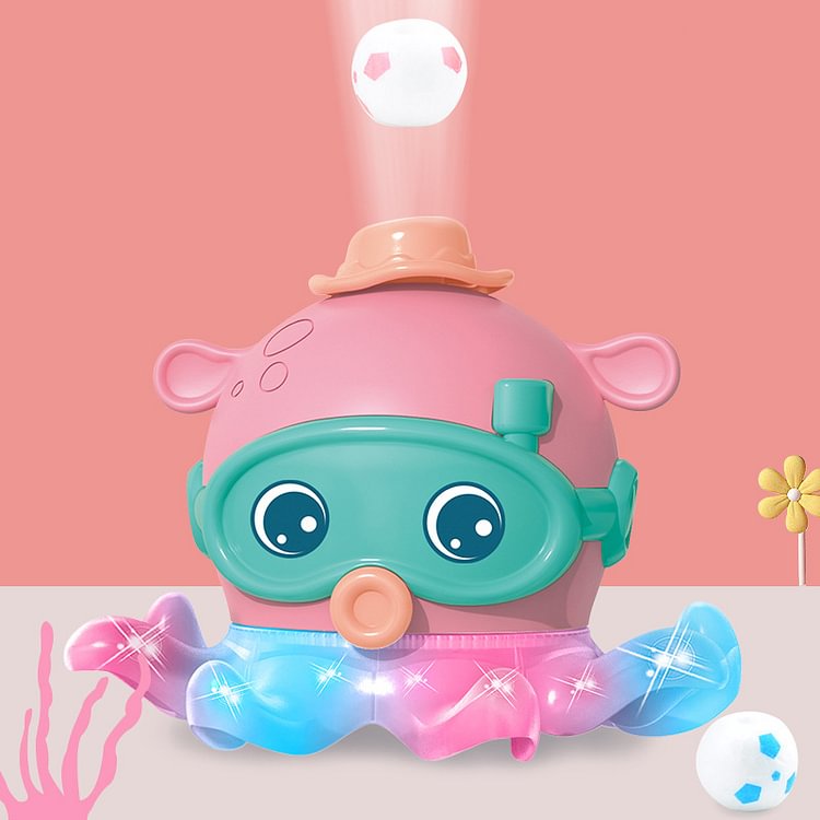 Electric Sound & Light Floating Ball Octopus Toy