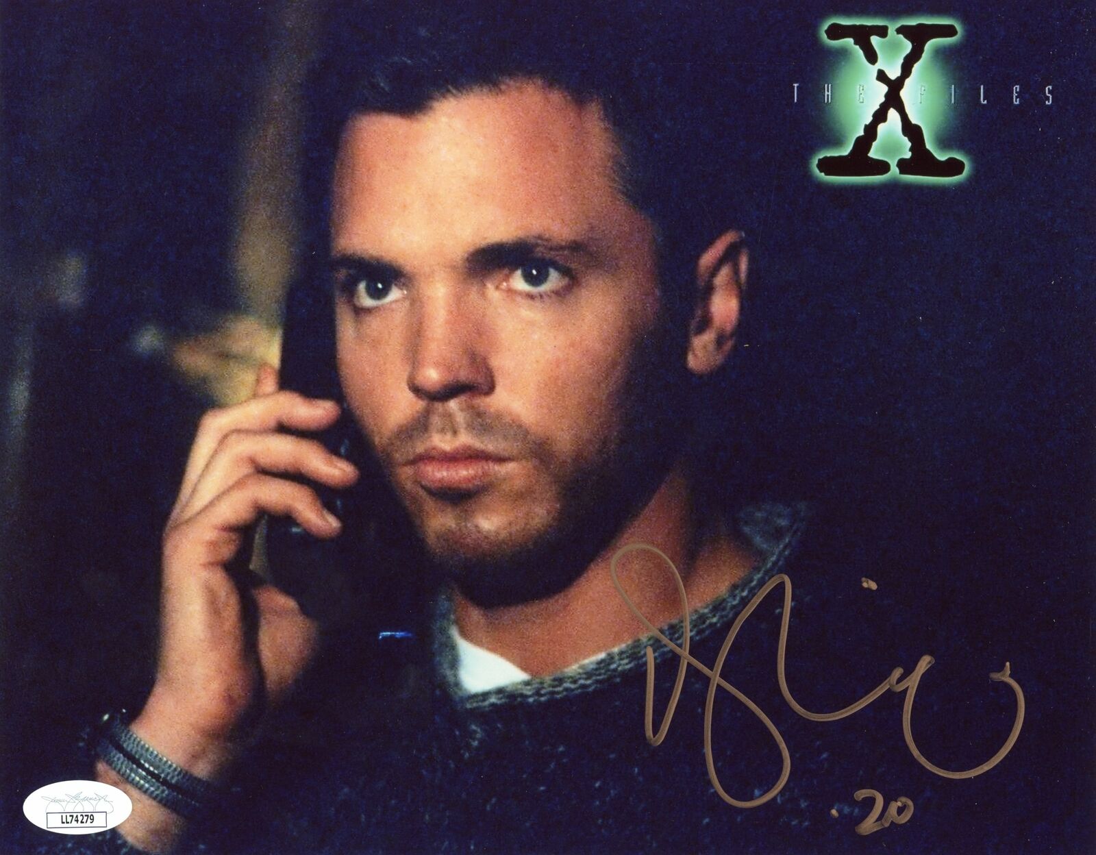 Nicholas Lea ALEX KRYCEK The X Files 8x10 Photo Poster painting Signed Autographed JSA COA Auto