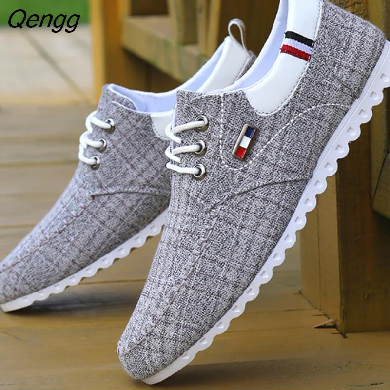 Qengg Vulcanized Sneakers Boys Cheap Flat Comfortable Shoes Men Autumn Spring 2022 Sneakers Sapatenis Masculino chaussures