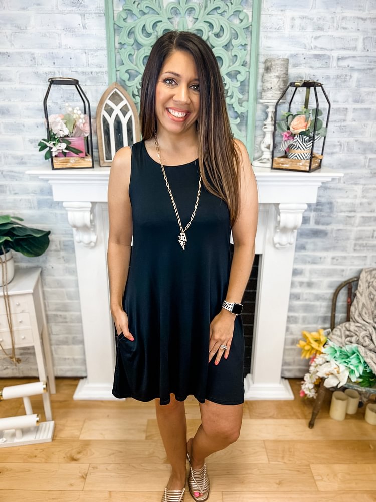 Made For Sun Dress - Black