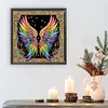 Ailes color&eacute;es-peinture diamant en forme sp&eacute;ciale-30 * 30cm