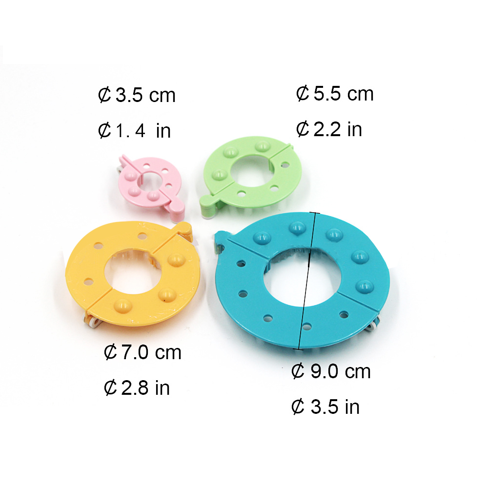 Pompom Maker Set for DIY Crafts Yarn Balls Pom-pom Decoration