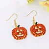 Boucles d'oreilles citrouille d'Halloween