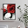 Diamond Painting-DIY Full Round Drill Rose Clock