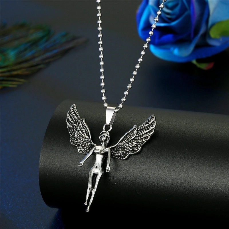 Angel Alloy Halloween Unisex Necklace