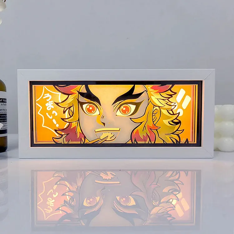 3D LED Box Light - Demon Slayer-Rengoku