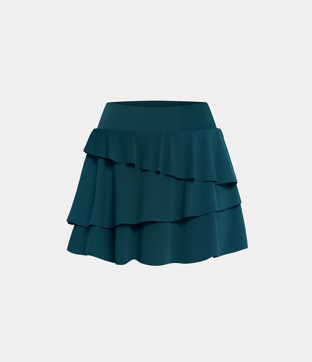 In My Feels Everyday High Waisted 2-in-1 Tennis Skirt-Truffle