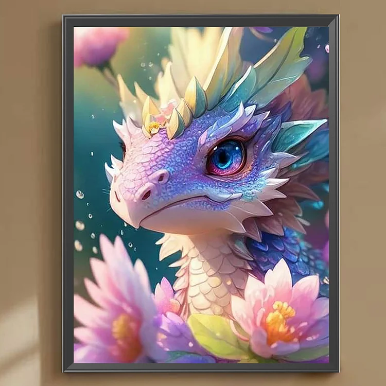 Aesthteic Fantasy Dragon - 5D Diamond Painting 