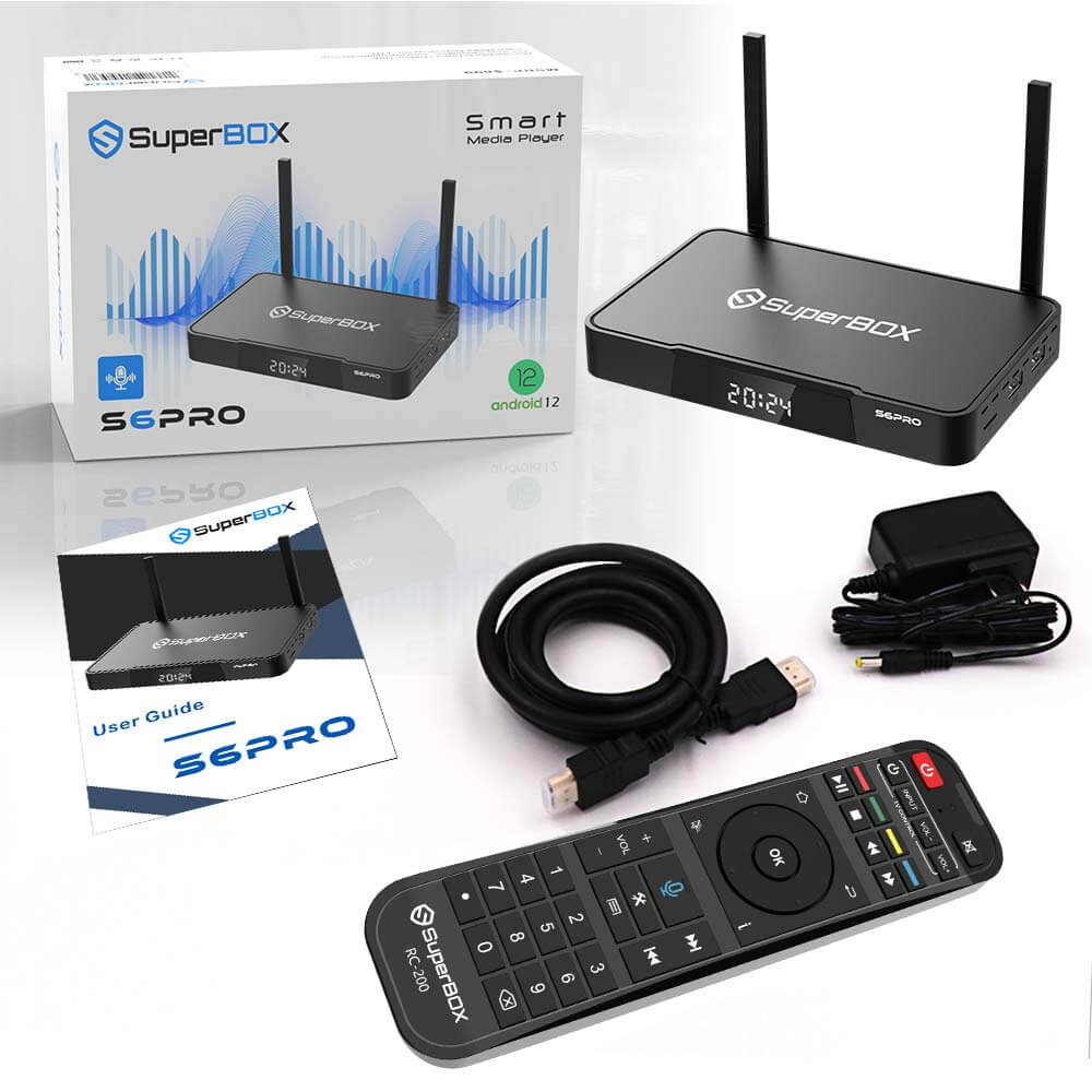 Superbox S6 Max/S6 Pro/S6 Ultra-Livestream Only