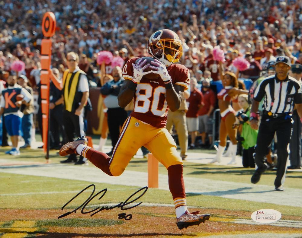 Jamison Crowder Autographed Washington Redskins 8x10 TD Catch Photo Poster painting- JSA W Auth