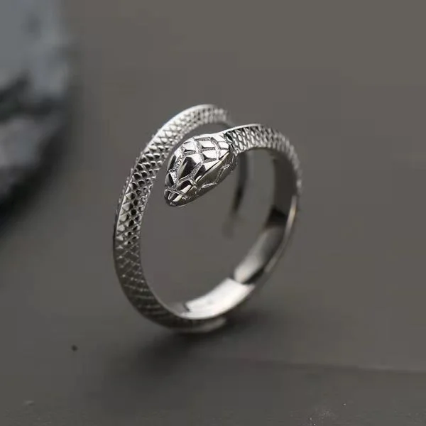 Sterling Silver Handmade Snake Ring