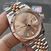 Rolex DateJust 41 m126331-0010 Two Tone Rose gold on Jubilee with Rose gold Dial Super clone
