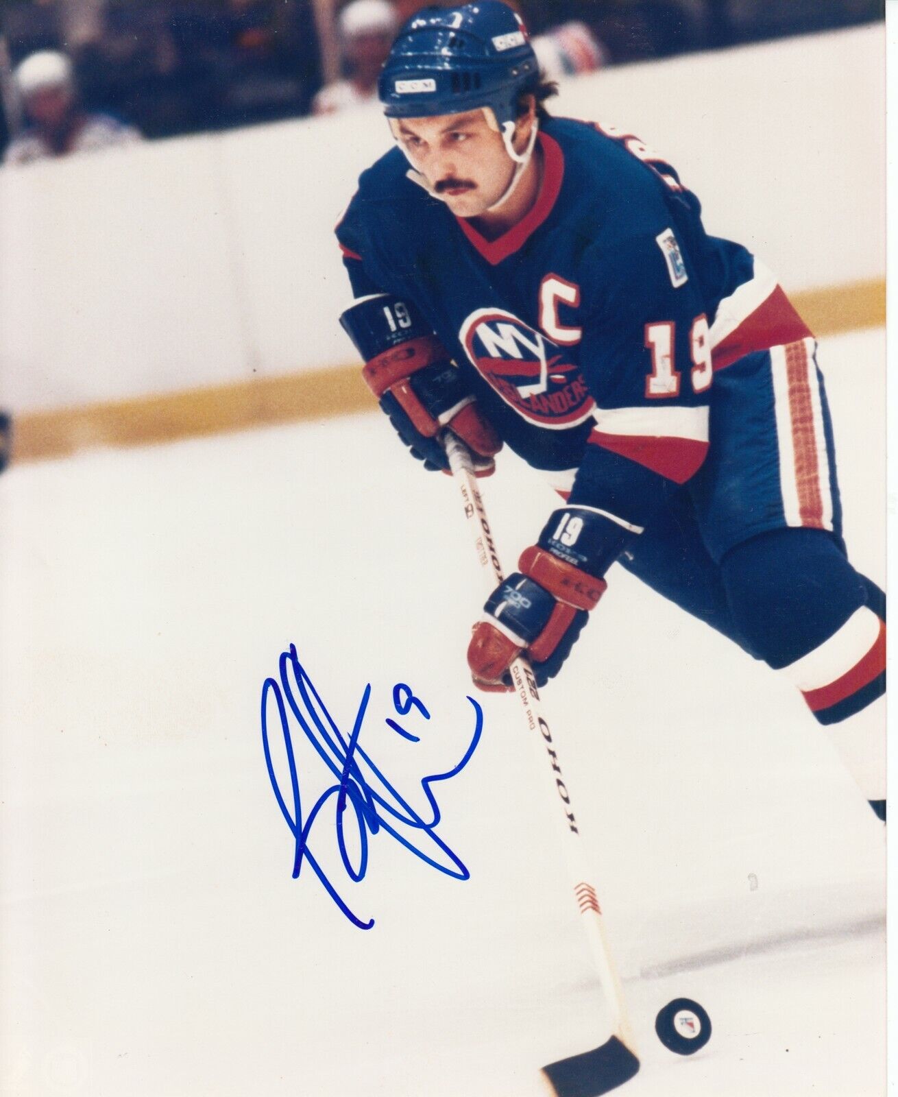 Bryan Trottier #0 8x10 Signed Photo Poster painting w/ COA New York Islanders 033119