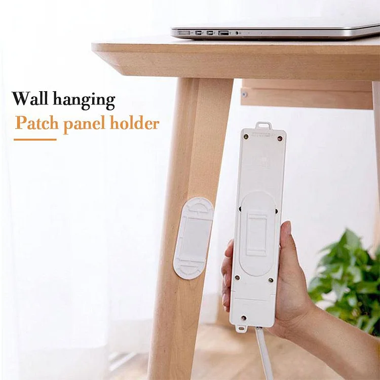Punch-Free Wall Hanging Patch Panel Holder | 168DEAL