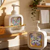 2 pi&egrave;ces de bouteille papillon Diamond Art Pump, distributeur vide rechargeable avec pompe, distributeur liquide de vaisselle pour savon &agrave; mains, lotion pour mains, shampooing et apr&egrave;s-shampoing, id&eacute;al pour l&rsquo;&eacute;vier de la salle de bain, cuisine