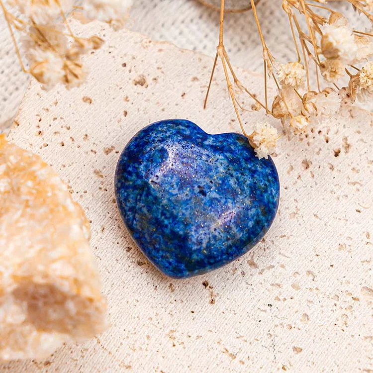 Lapis Lazuli Wisdom Crystal Heart