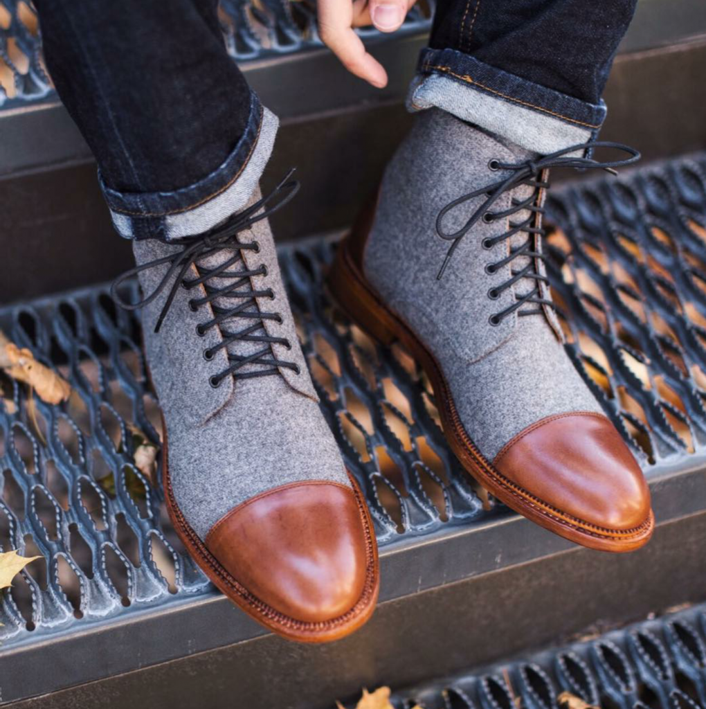 Boot In Grey/Brown