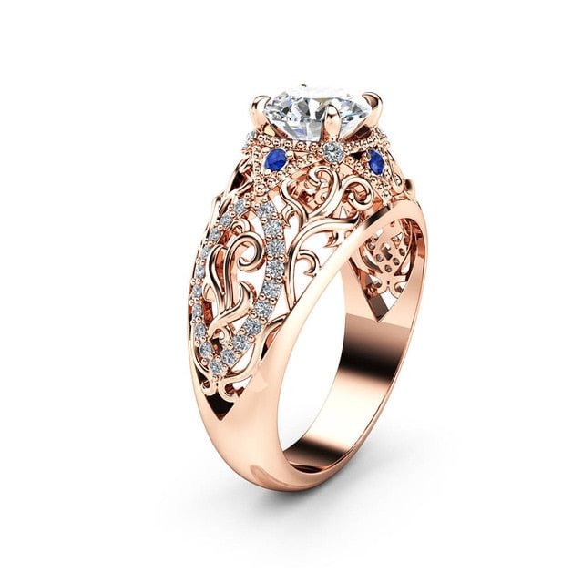 YOY-Luxury Solitaire Band Ring
