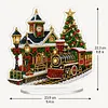 DIY Acrylic Special Shape Xmas Train Diamond Painting Tabletop Ornament Decor Kit