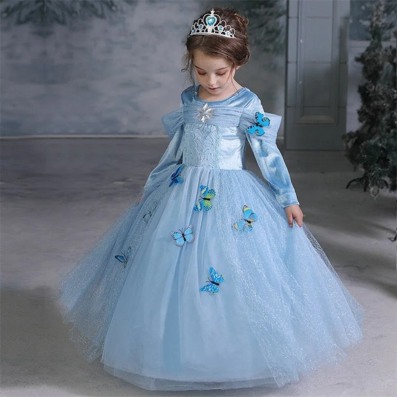 Girls Party Dress Up Princess Costume Kids Halloween Cosplay Costume Baby Girl Princess Dress Christmas Dress