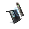 Folding 5-in-1 Clock Night Light Wireless Charger Suitable For Apple Mobile Phone, Watch, Earphone And Multi-Function Charging Stand