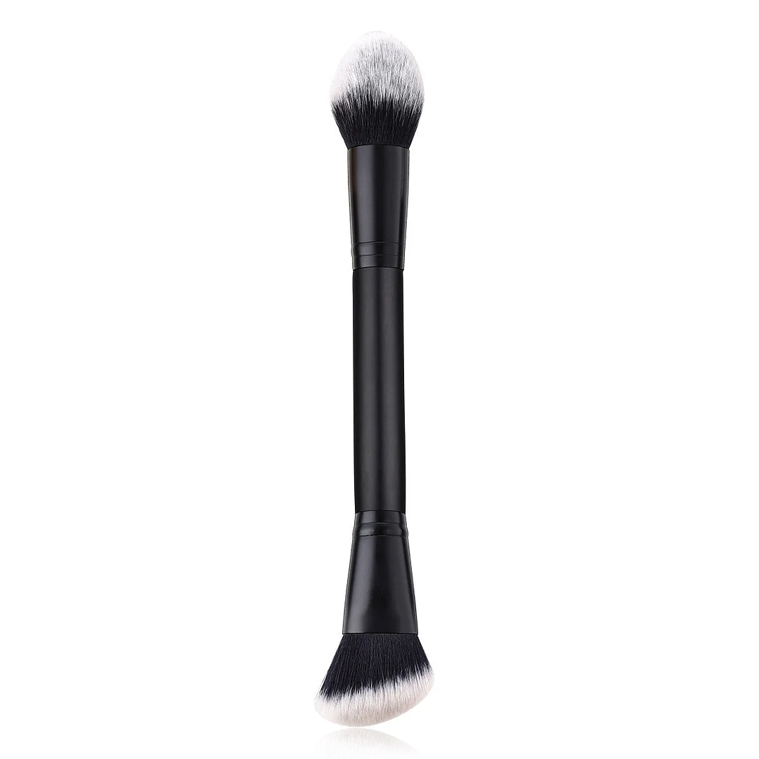 Double Ended Makeup Brushes Face Brush Repair Brush Contour Brush for Liquid Cream Powder Face Beauty Cosmetic Tools