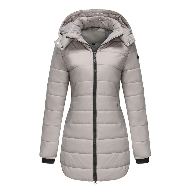 PASUXI Women Winter Warm Parka Coat Outdoor Jackets Waterproof Detachable Hood Long Ladies Padded Jacket huanwei