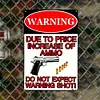 Warning - Vintage Metal Signs - 30*40cm - Warning