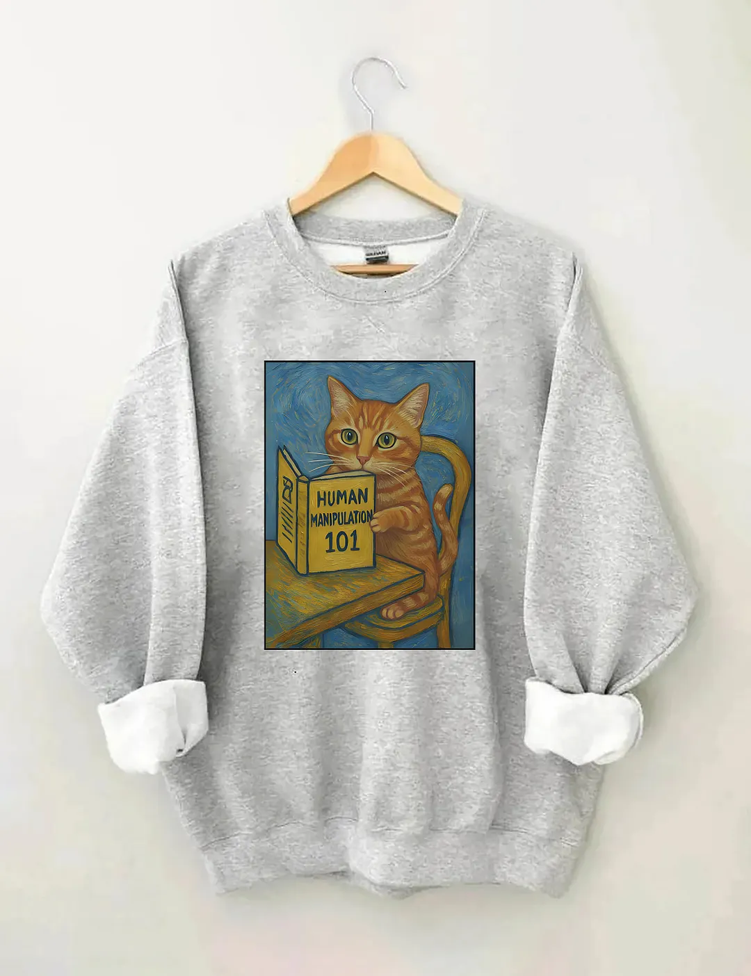Funny Cat Human Manipulation Sweatshirt