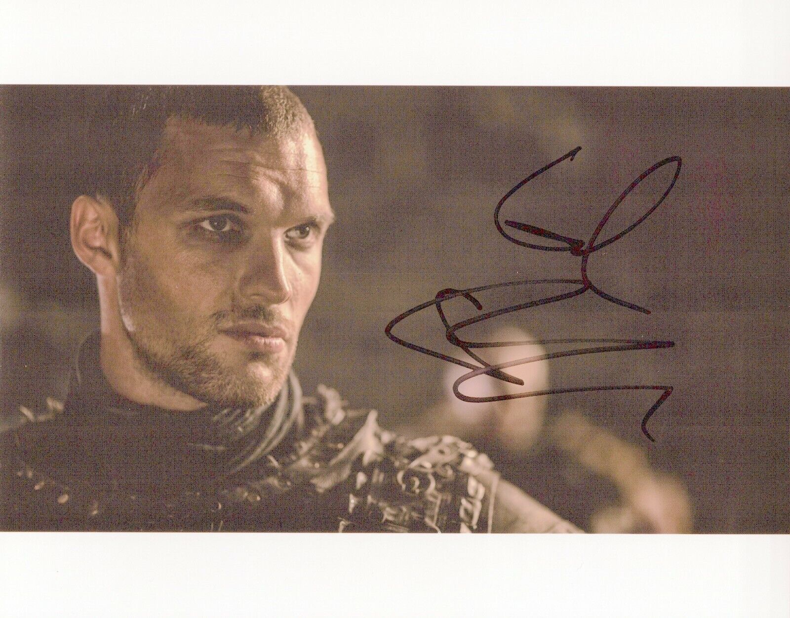 Ed Skrein Northmen A Viking Saga autographed Photo Poster painting signed 8x10 #5 Hjorr