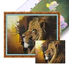 【Limited Stock Sale】Lion - 11CT Stamped Cross Stitch 50*40cm/19.69*15.75in