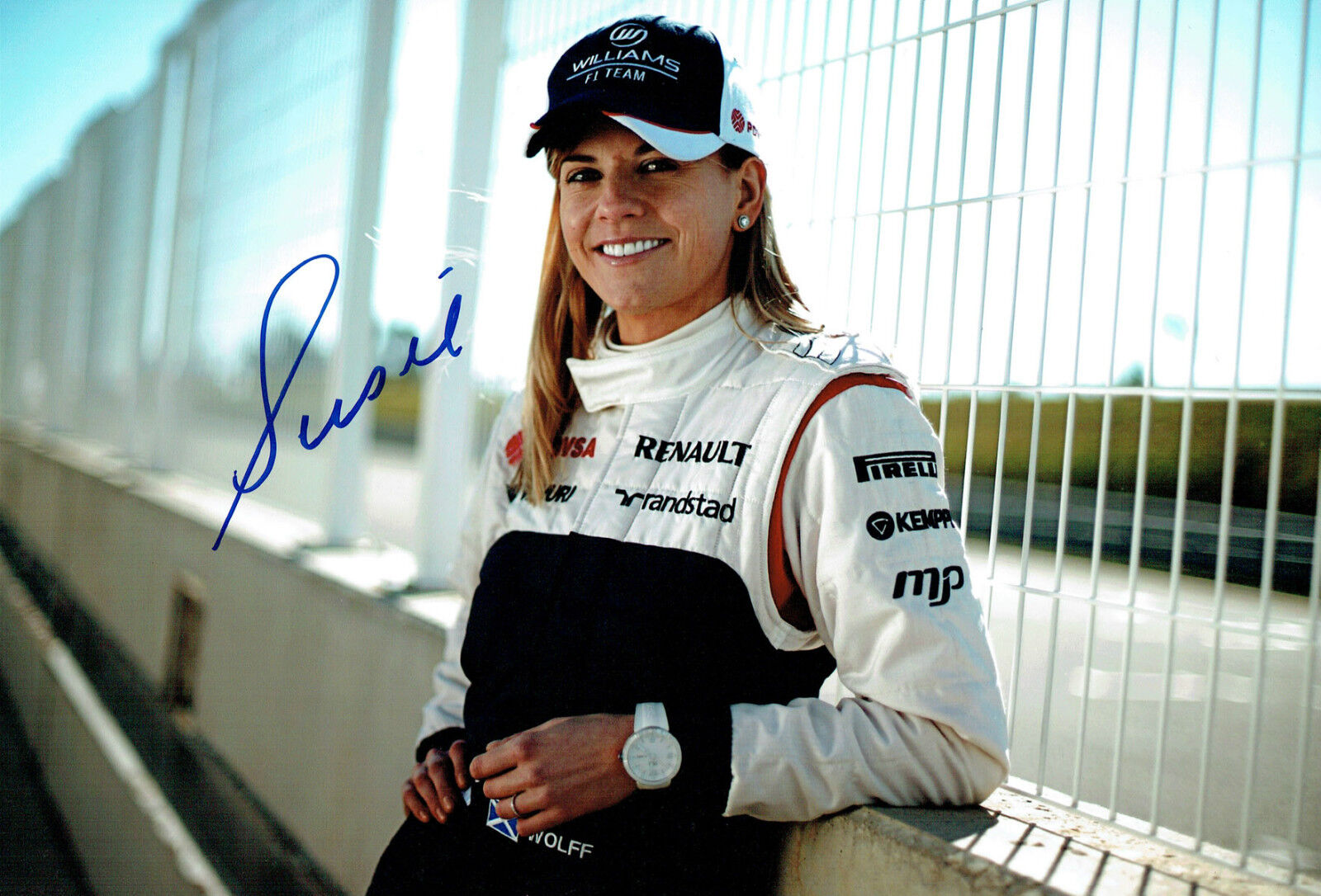 Susie WOLFF Signed Autograph Portrait Photo Poster painting AFTAL COA Williams F1 Race Driver