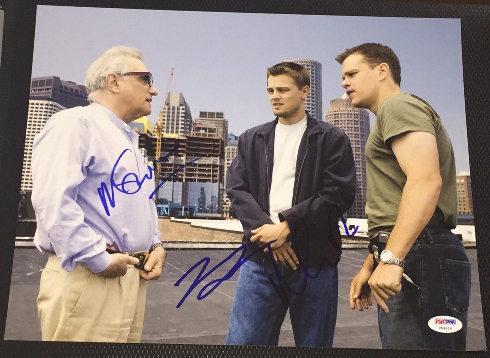 DICAPRIO & DAMON & SCORSESE SIGNED THE DEPARTED