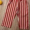 Kid Baby Girl Stripe Jumpsuit Bodysuit Pants Romper