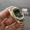 Rolex Day-Date m228238-0069 Yellow gold with Green Ombr&eacute; Dial (Roman Numerals) President bracelet (40mm) Super Clone
