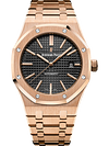 Rose Gold 904L Steel Black - Automatic - 41mm