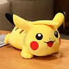 Licensed Lying Down Laugh Pikachu Super Soft Short Plush Doll - Free Shipping - Pokemon [In Stock]