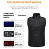 28 Heating Zone Smart Electric Heated Vest USB/DC Stand Collar Thermal Waistcoat