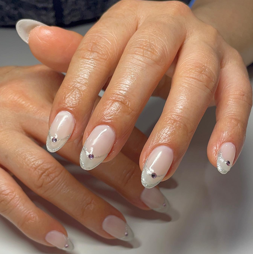 10ml White Nail Polish French Line Manicure UV Gel Long Lasting Gifts Decal  DIY | eBay
