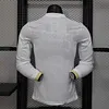 Joyfball 2025 Player Version Mexico National White Long sleeved Football Shirt 1:1 Thai Quality（The player version jersey is a bit tight, please pay attention to the size selection）