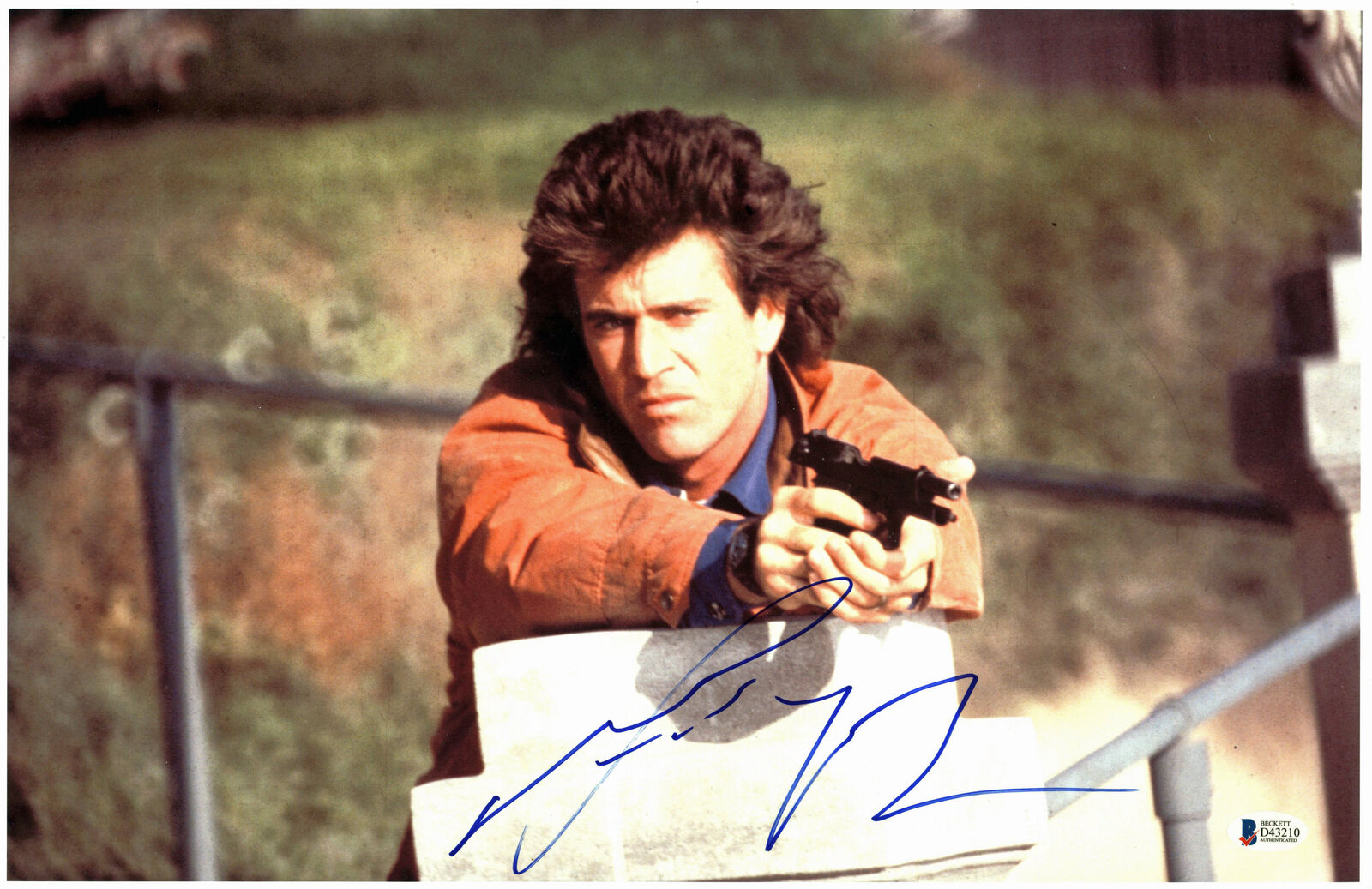 Mel Gibson Lethal Weapon Authentic Signed 11x17 Photo Poster painting Autographed BAS #D43210