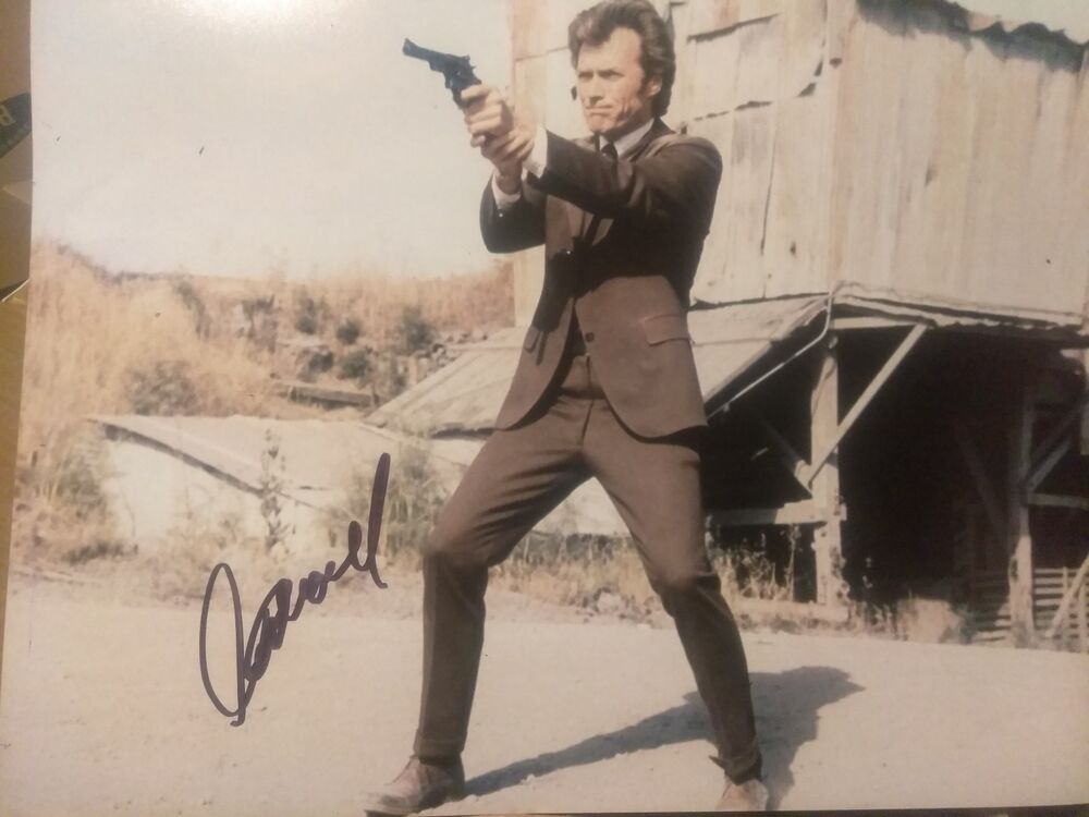 Clint Eastwood signed 11x14