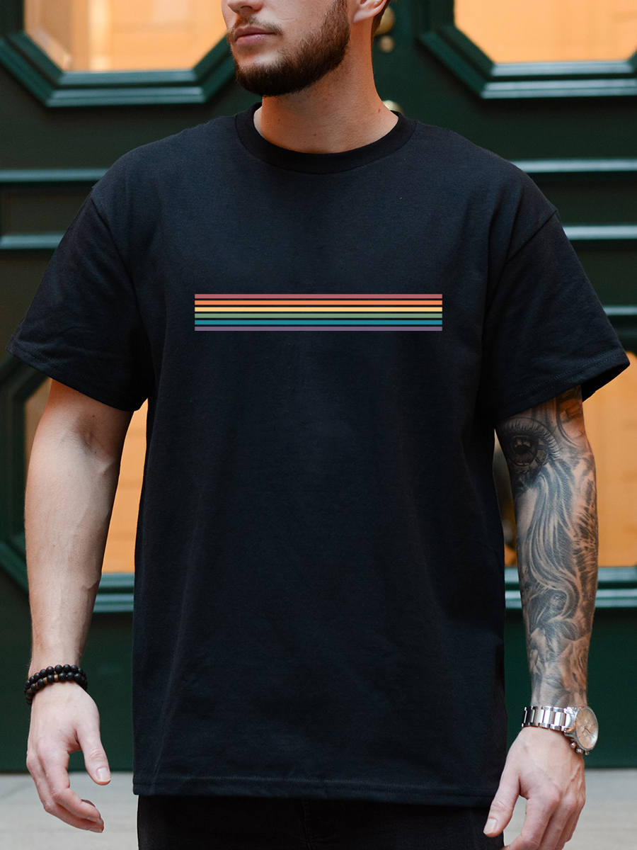 Rainbow Stripes Unisex T-Shirt