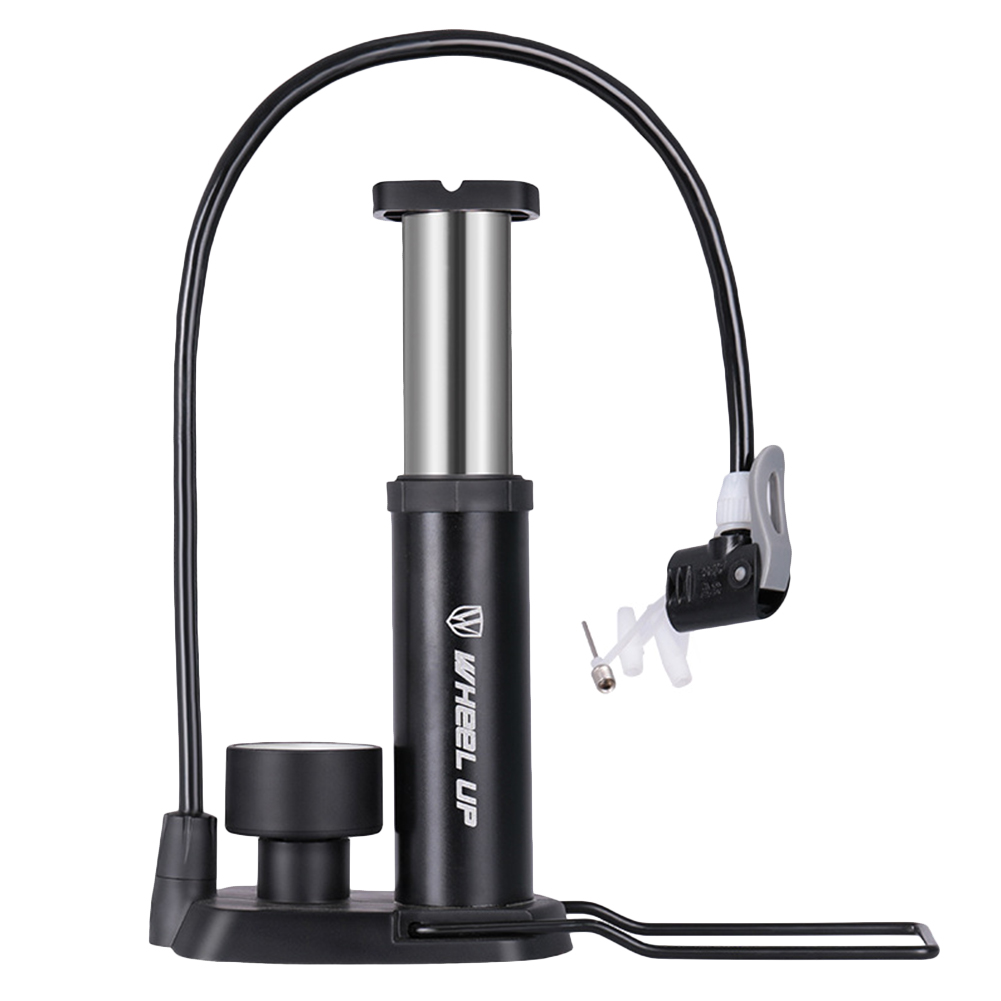 

Portable Bicycle Air Pump Bike Foot Pedal Tire BalI Inflator with Barometer, 501 Original