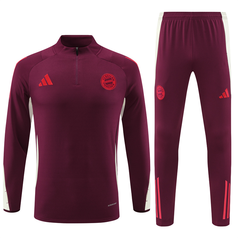 Bayern Munich 24-25 Long Sleeve Training Set - Red