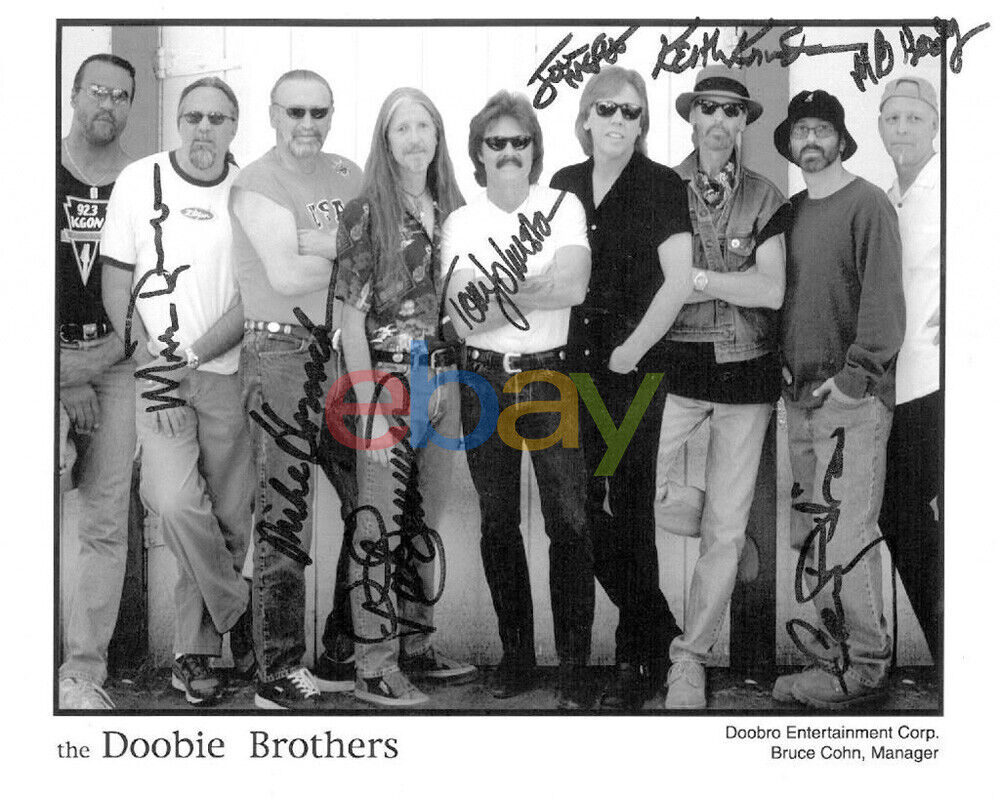 The Doobie Brothers Band Autographed 8x10 Photo Poster painting reprint